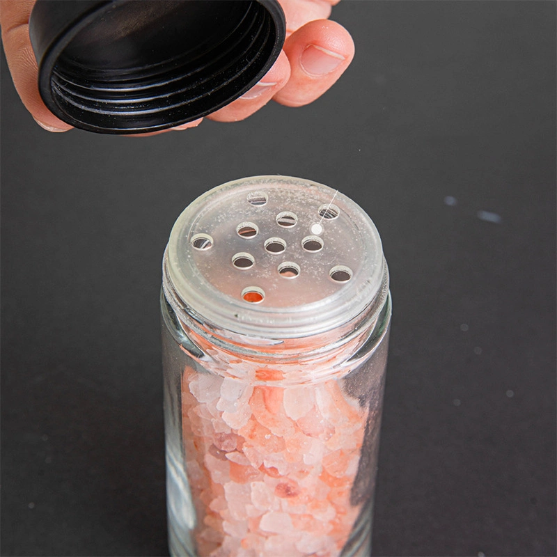 Countertop 360-Degree Rotating Seasoning Organizer 18 Cans Glass Spice Racks Bl21088