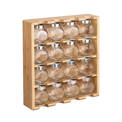 Spice Rack Organizer 4 Tier Wall Mounted Seasoning Storage for Pantry and Kitchen