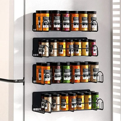 3 Tier Corner Spice Rack for Cabinet and Kitchen Countertop